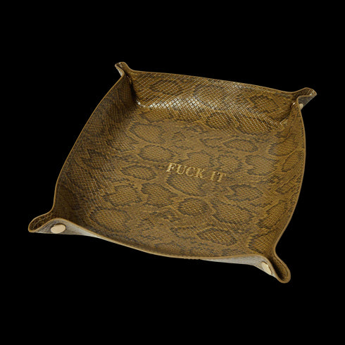 Huf - Fuck It Snakeskin Catchall (Green)